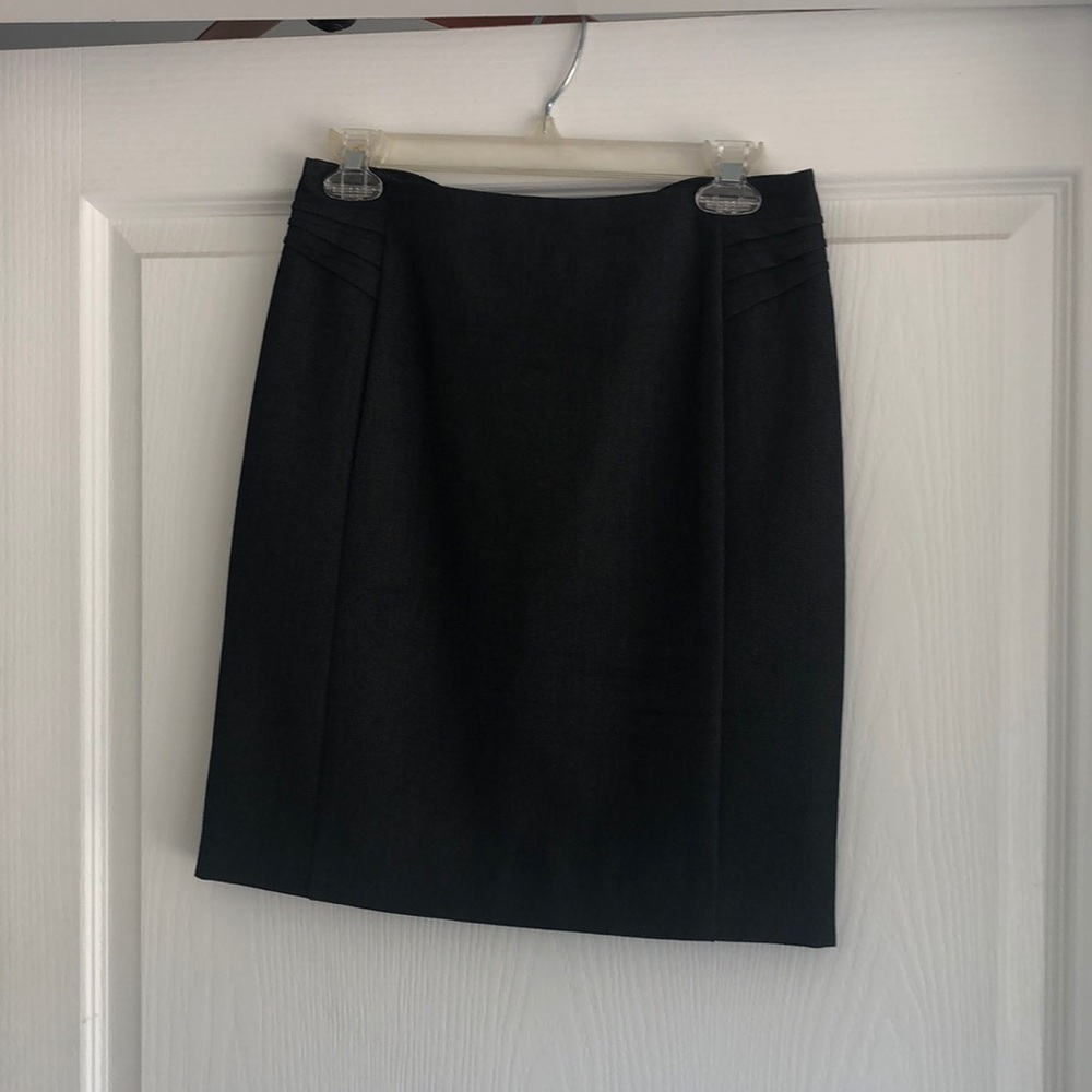 Gray Pencil Skirt